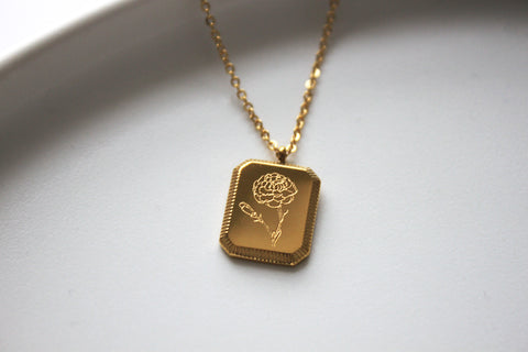 The Forever Birth Flower Necklace