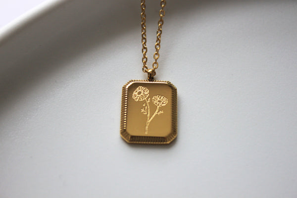 The Forever Birth Flower Necklace