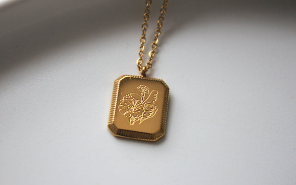 The Forever Birth Flower Necklace