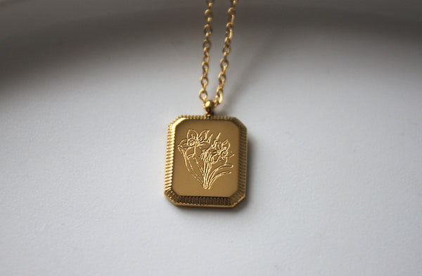 The Forever Birth Flower Necklace