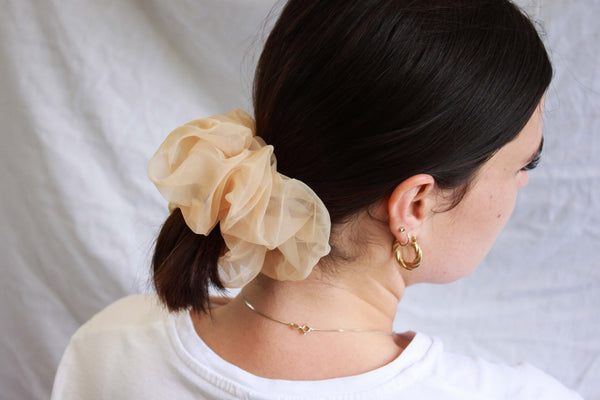 Oversized Organza Scrunchie