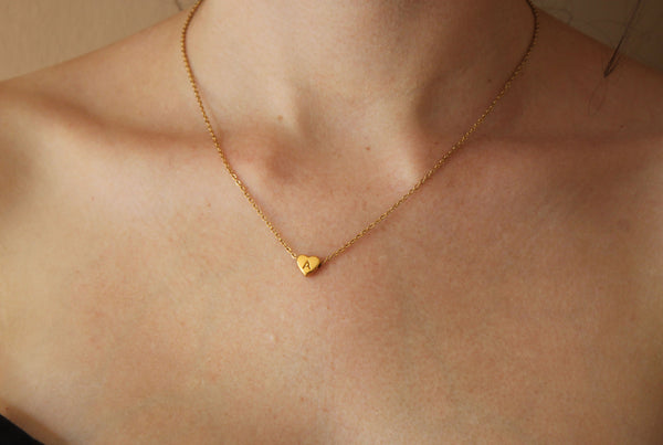 The Initial Heart Necklace