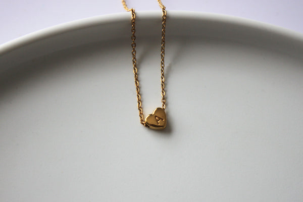 The Initial Heart Necklace